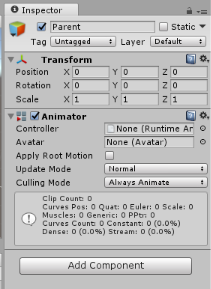 Screen shot of Create Animator